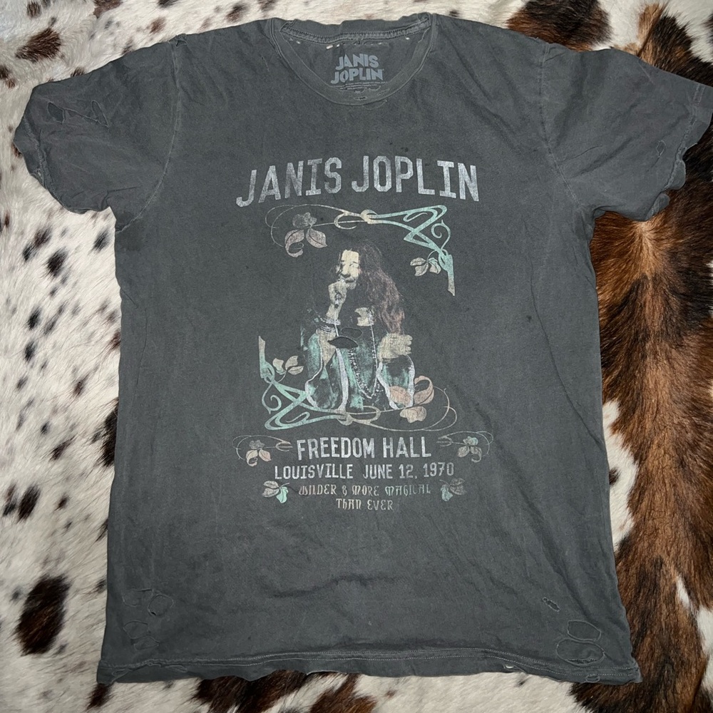 Distressed Band Tee
